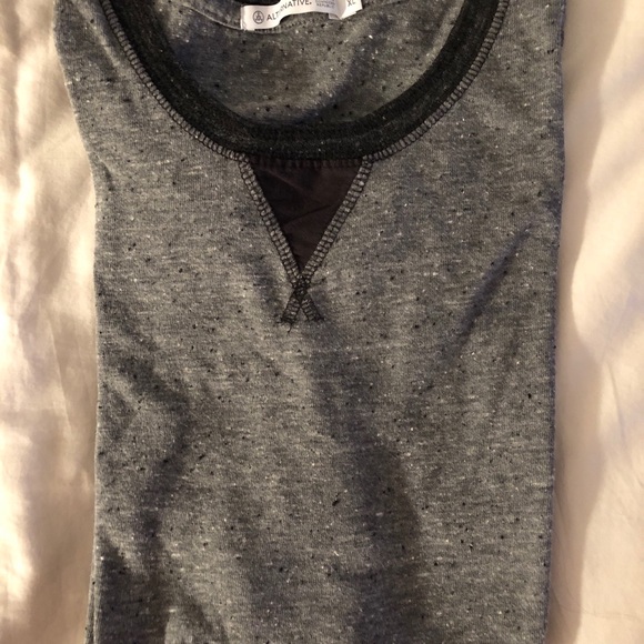 Alternative Apparel Long Sleeved Cotton Tee, XL - Picture 5 of 8